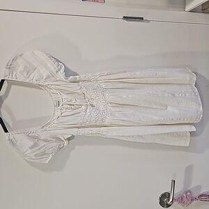 Aritzia White 100% cotton dress